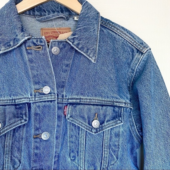 Levi’s Ex-BF Trucker Jacket Custom S - Picture 4 of 11